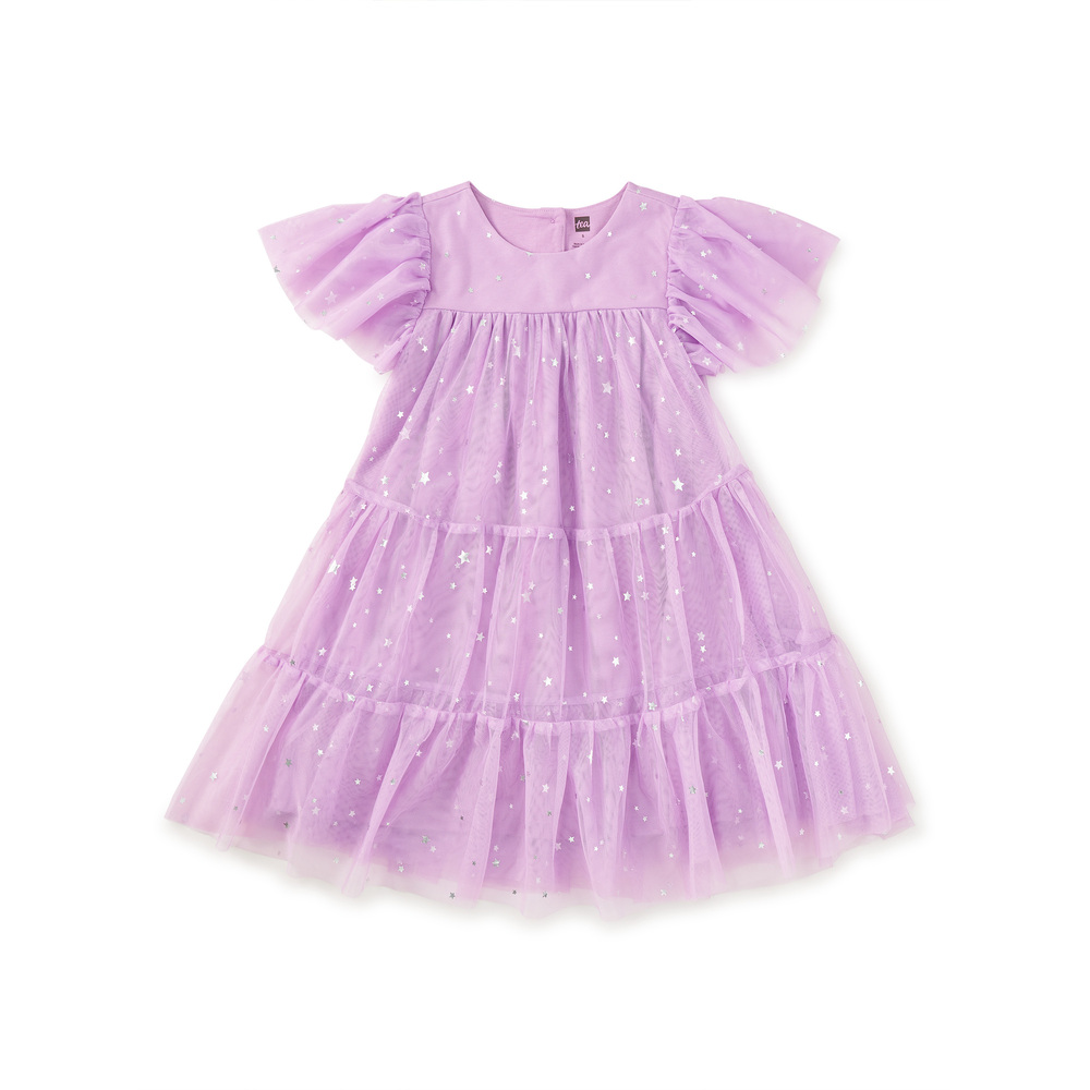Tea Collection Girls Purple Dress size: 5T